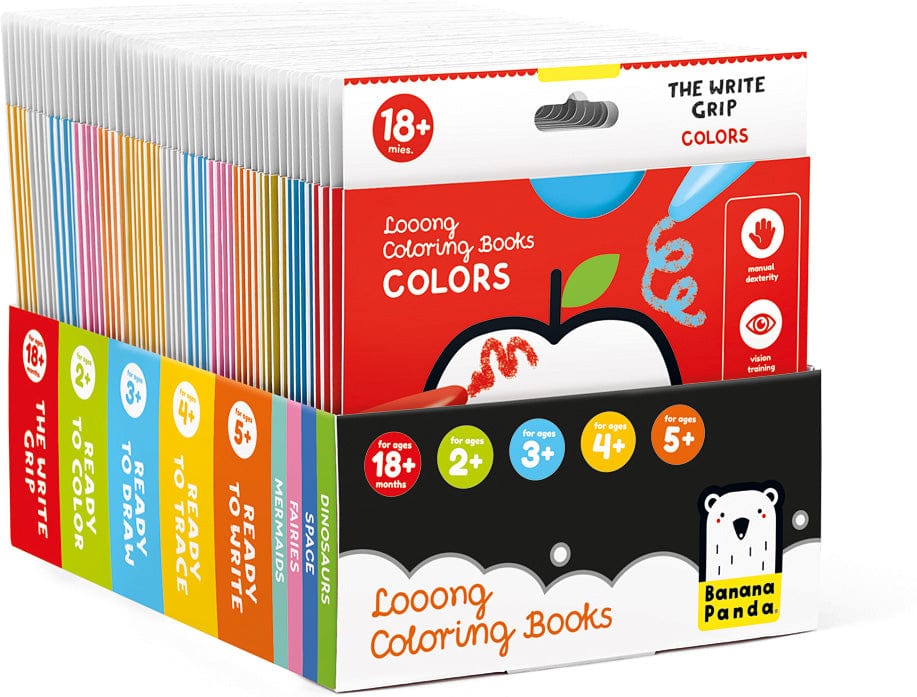 Banana Panda Inc 1 - ART - A - Activity Book Looong Coloring Books