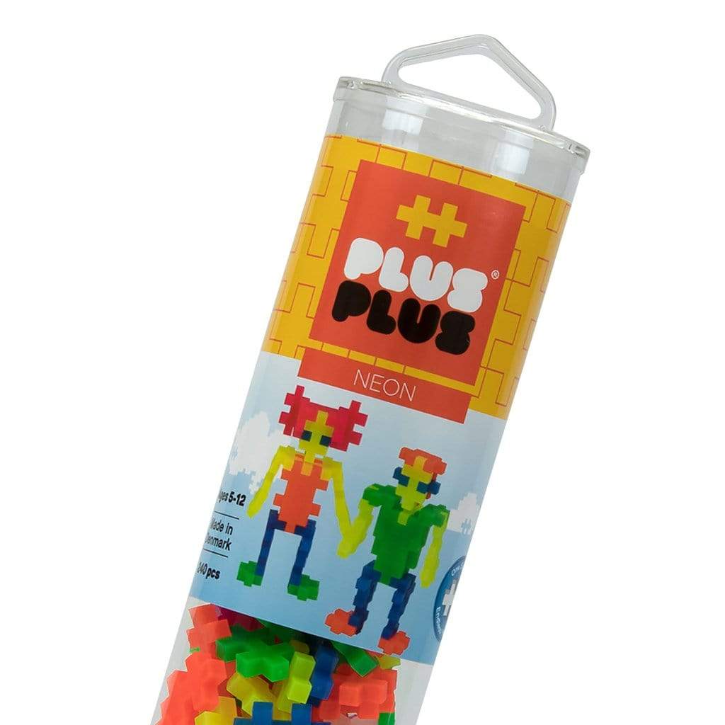 Plus-Plus USA 240 Piece Neon Plus-Plus Tube