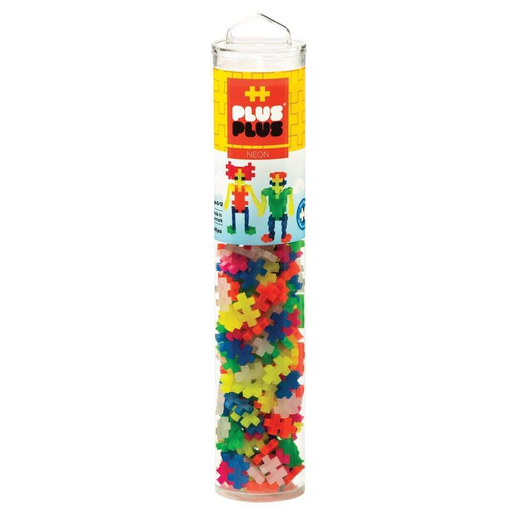 Plus-Plus USA 240 Piece Neon Plus-Plus Tube
