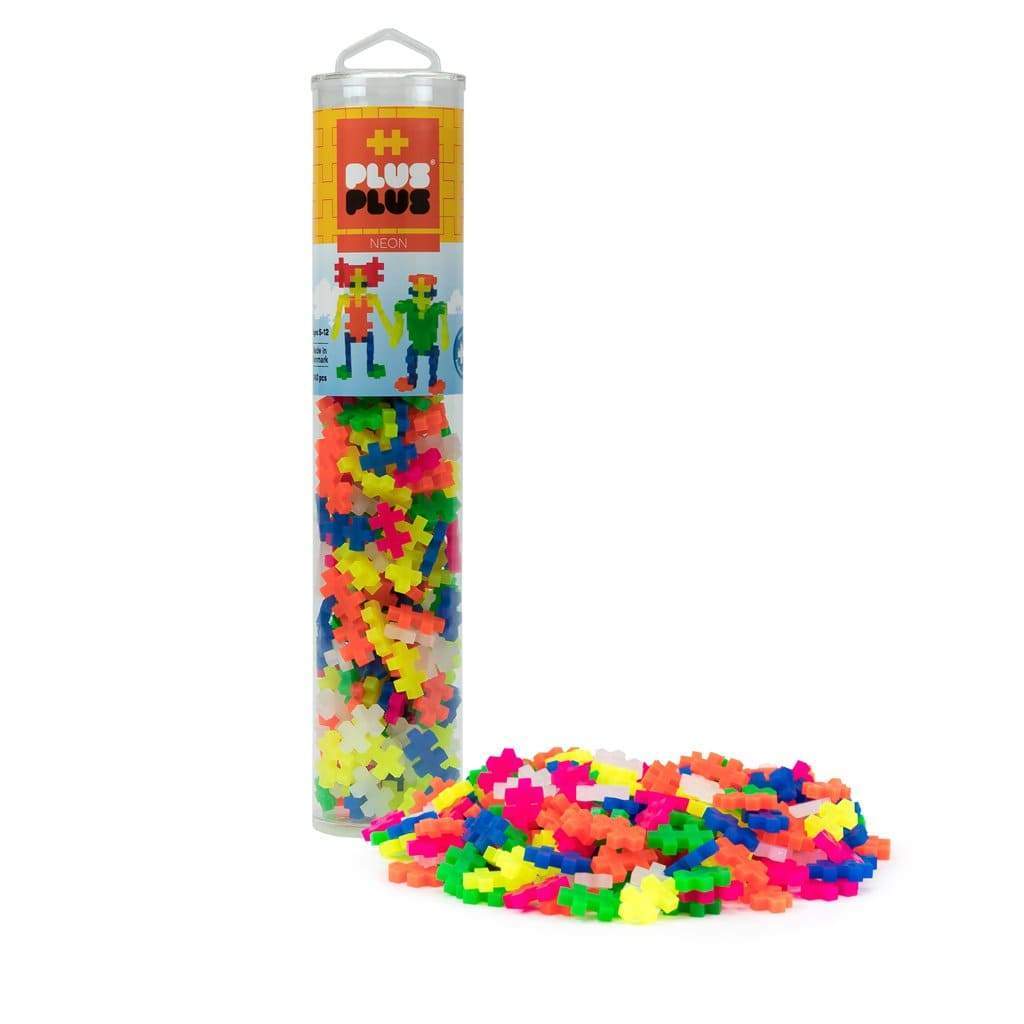 Plus-Plus USA 240 Piece Neon Plus-Plus Tube