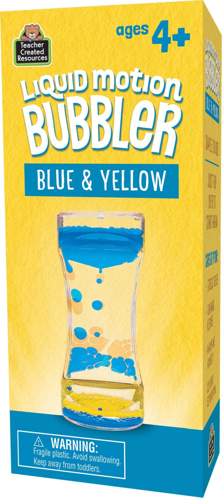 Teacher Created Resources Blue & Yellow Liquid Motion Bubbler
